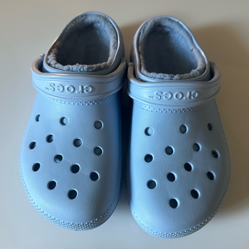Winter lined crocs